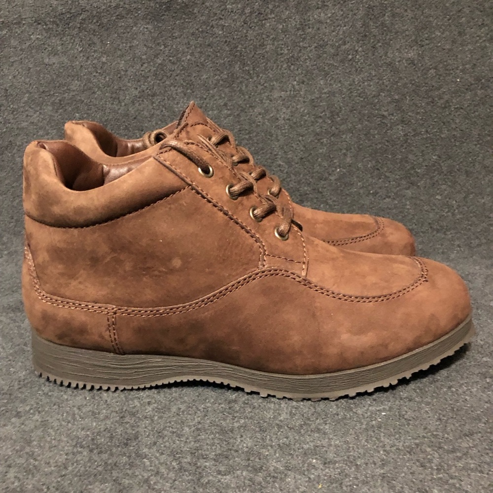 Easy Spirit Shoes Women’s Brown Suede Ankle Boots Lace Up Booties Size 7.5 D/B